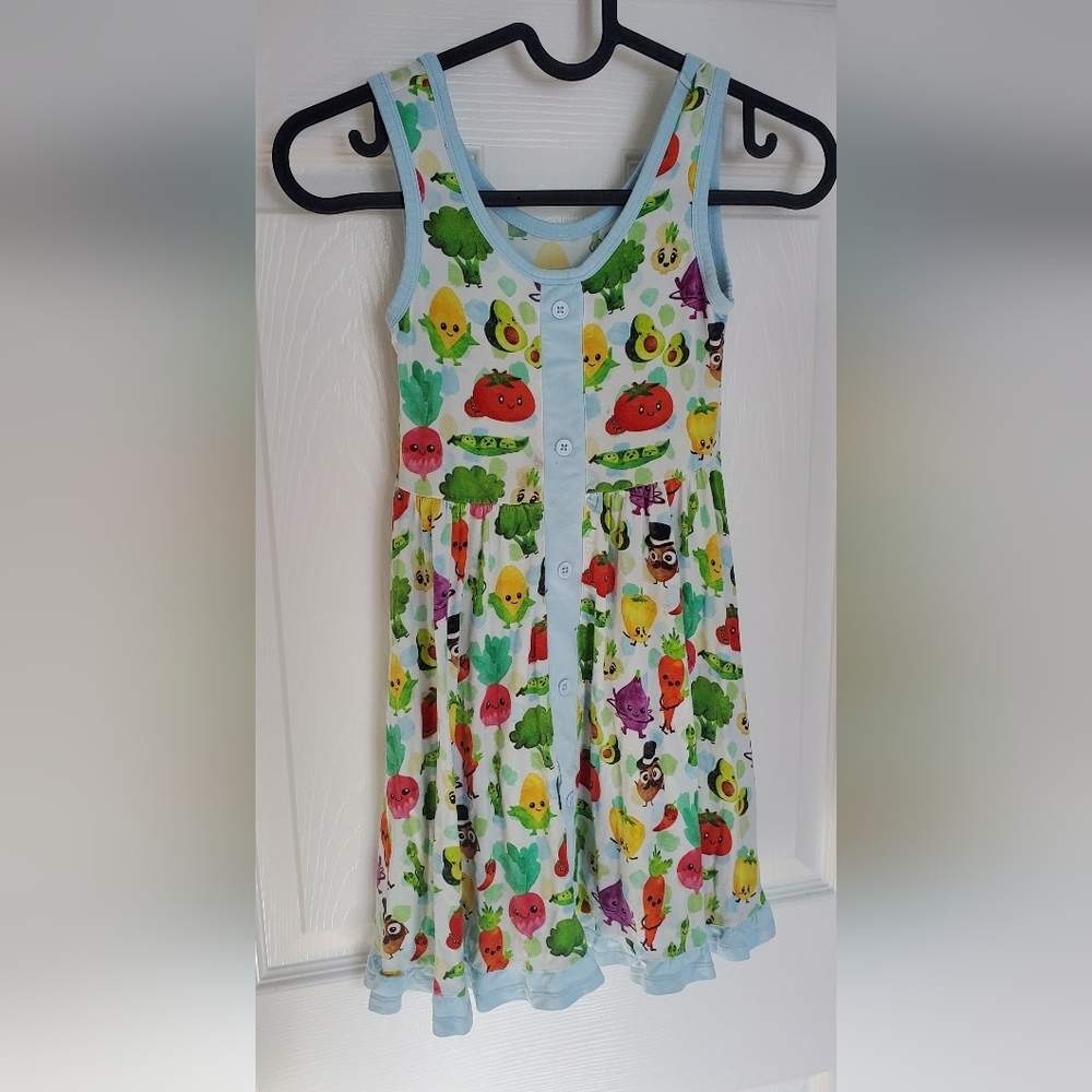 Birdie Bean Bamboo Girls Dress Lot Size 5/6T - Picture 6 of 13